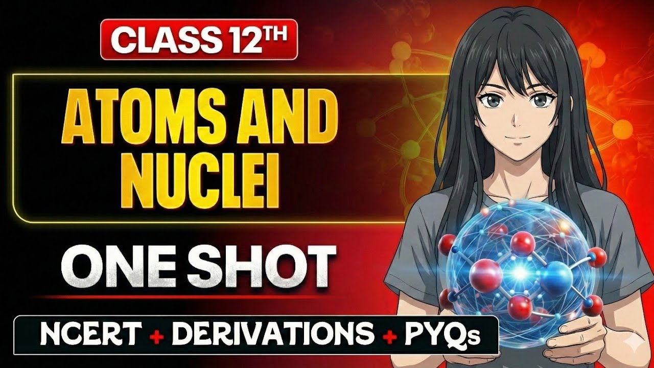 🔥 Atoms & Nuclei – Class 12 Physics | One Shot Lecture 