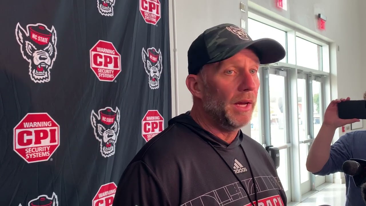 NC State football coach Dave Doeren preClemson Win Big Sports