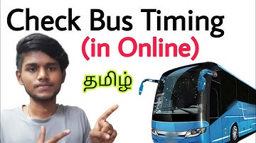 how to check bus time in tamil / bus timing check online / Balamurugan Tech / BT