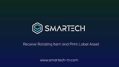 SMARTECH - Maximo Label Printing add-on - Receive Rotating Item and Print Label Asset