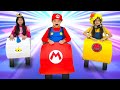 Jannie y Charlotte Juegan Kart de Mario: Una Carrera Niños vs Bowser