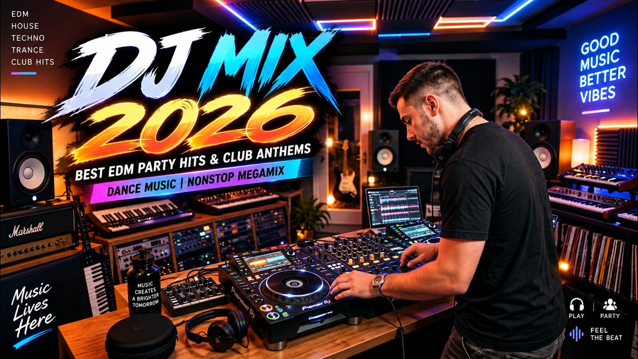 DJ Mix 2026 🔥 | Best EDM Party Hits & Club Anthems | Dance Music