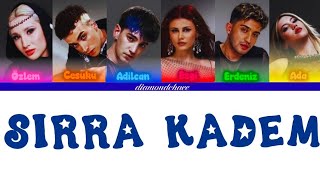 Karma-Sırra kadem color coded lyrics 