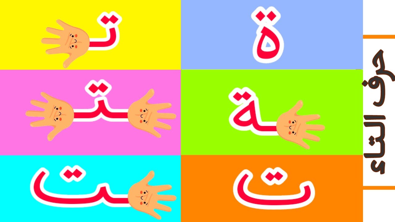 حرف التاء- التدرب على نطق وكتابة حرف التاء مع الحركات و الكلمات/ حرف ...