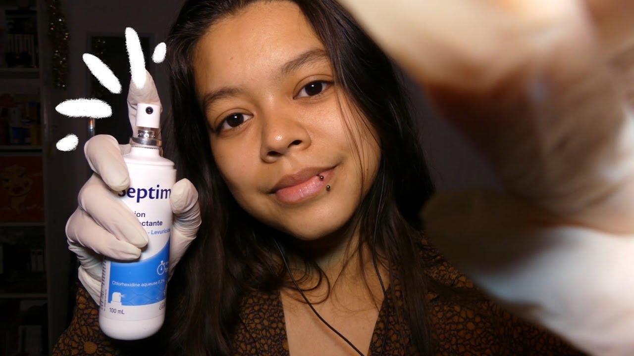 ROLEPLAY ASMR | L'infirmière scolaire soigne ton bobo 🩹 (gants, sons de clavier...)