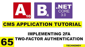 Implementing Two-Factor Authentication in Angular Application | Angular 10 | ASP.NET CORE 3.0