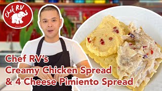 CREAMY CHICKEN SPREAD AND CHEESE PIMIENTO SPREAD