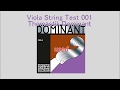 Viola String Test 001   Thomastik Dominant (used)