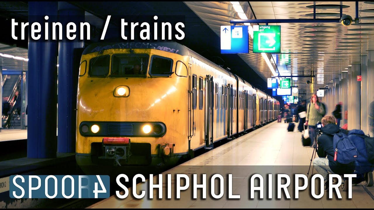 Trains in The Netherlands Schiphol Airport (the 4th busiest station of Holland) YouTube Trains in The Netherlands Schiphol Airport (the 4th busiest station of Holland) YouTube