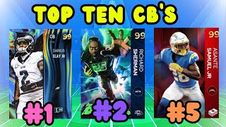 The Top 10 Corners in Madden 24!