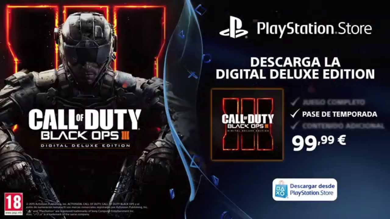 Call of Duty Black Ops III Edición Digital Deluxe YouTube Call of Duty Black Ops III Edición Digital Deluxe YouTube