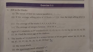 7th std maths term-3 chapter-5 statistics in exercise 5.1