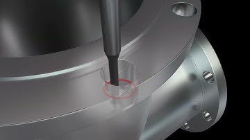 Automated deburring of industrial robot part