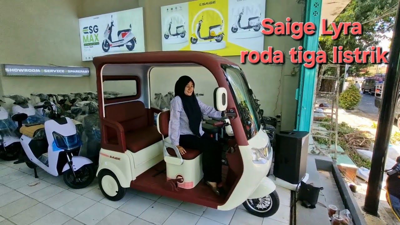 Review Roda Tiga Listrik (Electric Buggy) Saige Lyra | Asia Motor Sumenep
