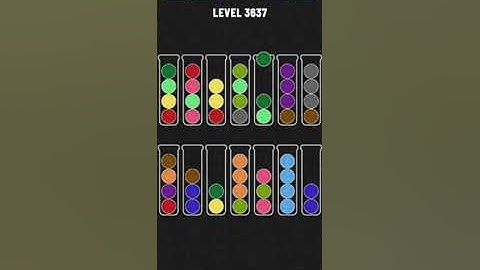 Ball Sort Puzzle Level 3637
