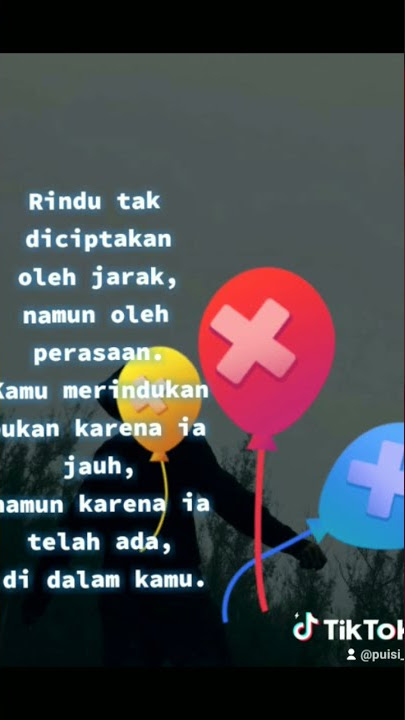 PUISI - RINDU