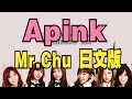 【中日雙語字幕】Apink- Mr.Chu (On Stage) Japanese Ver.