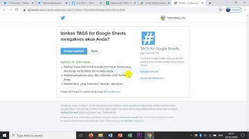 Cara Crawling Data Twitter Menggunakan TAGS V6.1