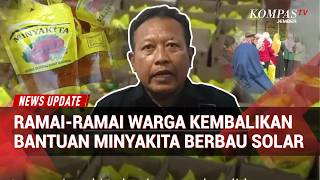 Heboh MinyaKita Bau Solar! Warga Karanganyar Ramai-Ramai Kembalikan Bantuan
