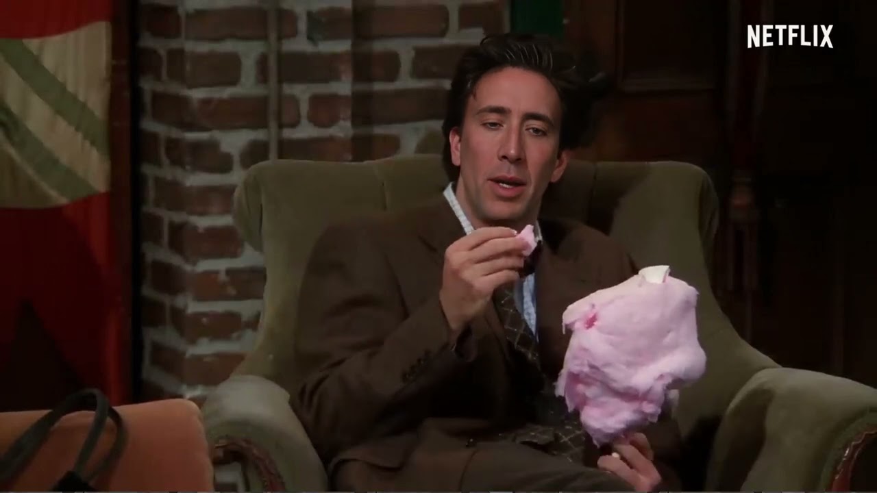 Nic Cage acting for 2 minutes straights, as Ross Geller in Friends!