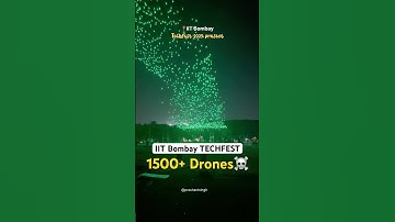 Drones at Techfest IIT Bombay 2025 ☠️✨⚡️ #iitbombay #techfest #iit #jee #shorts