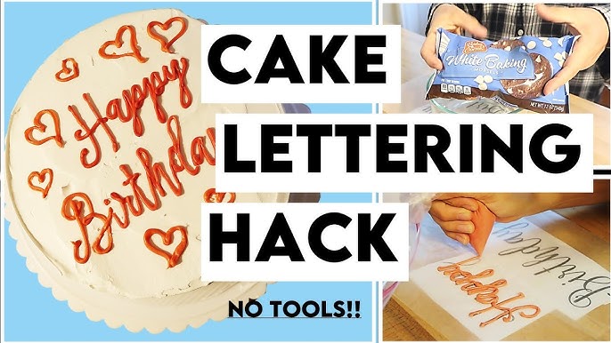 WHOA! or, How to Bake Letters into a Cake - Wallflour Girl