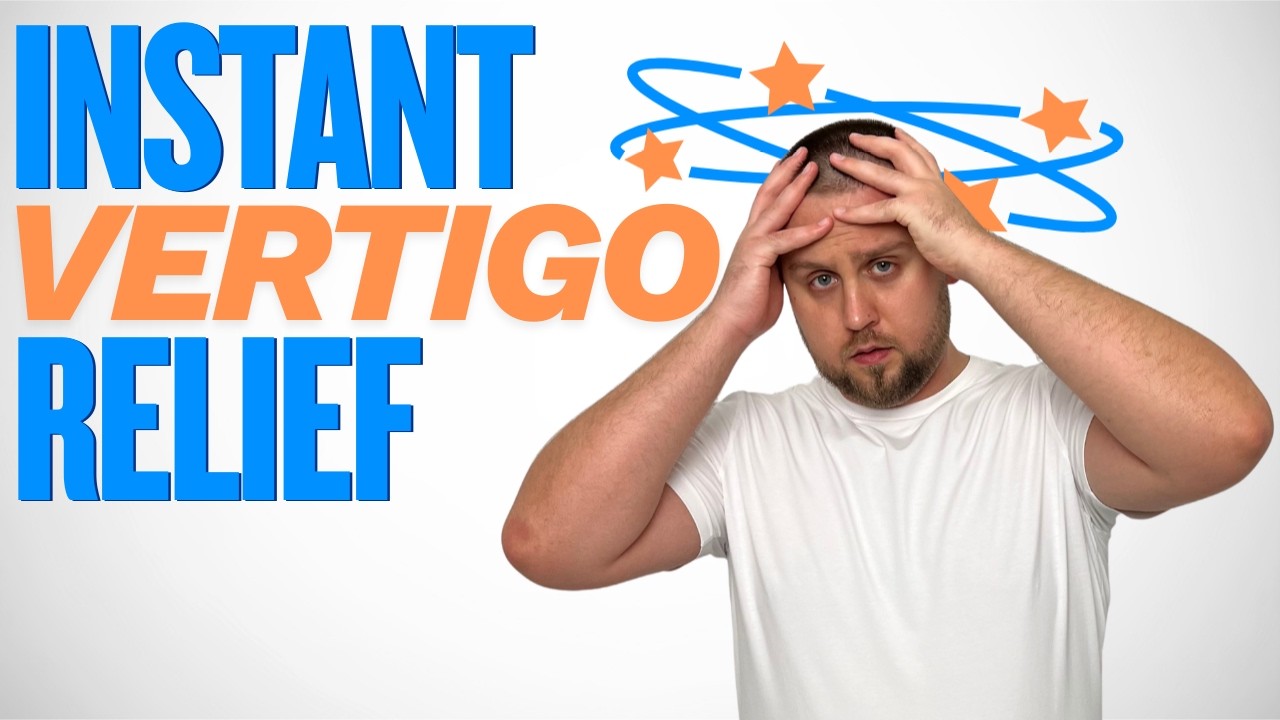 3 Exercises to Stop Dizziness & Vertigo | Suitable for Seniors