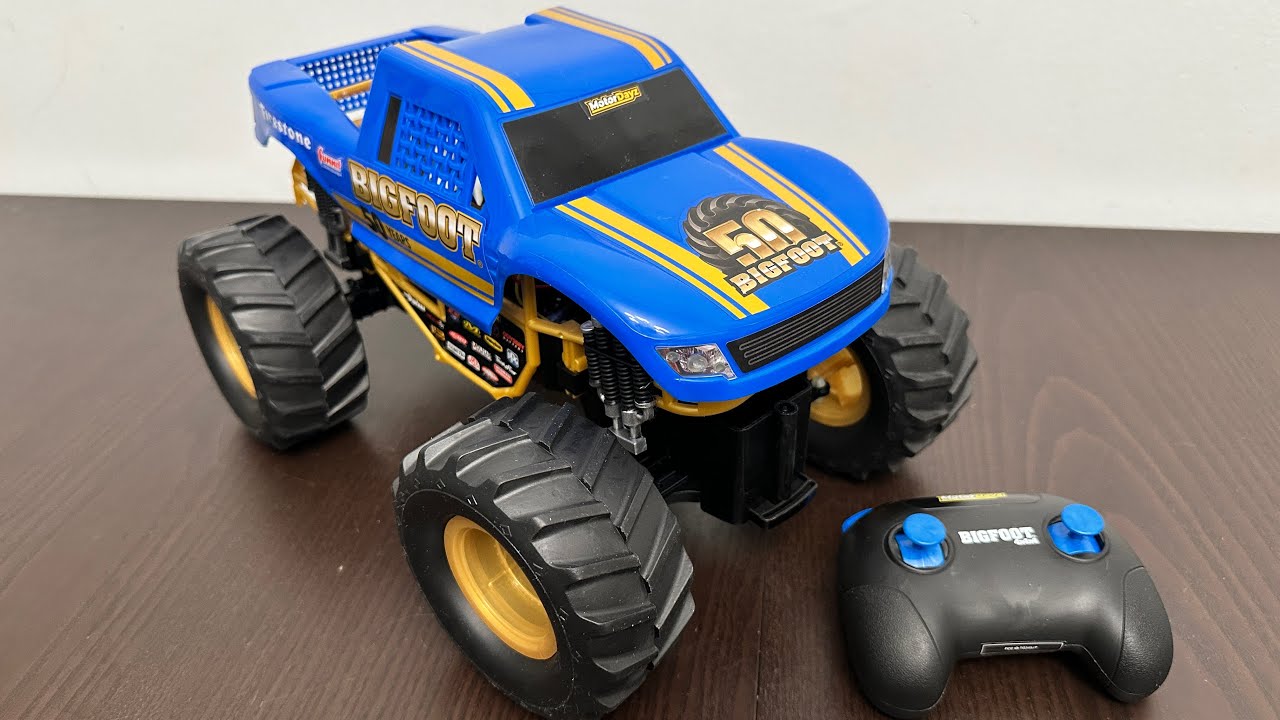 MororDayz 50th Bigfoot Monster Truck 1:15 RC Toys Unboxing 