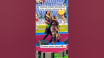 Sunanda Sharma in DPL Open Ceremony 🏏❤️