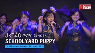 JKT48 - Schoolyard Puppy (Koutei no Koinu) | CMR 29 Januari 2026