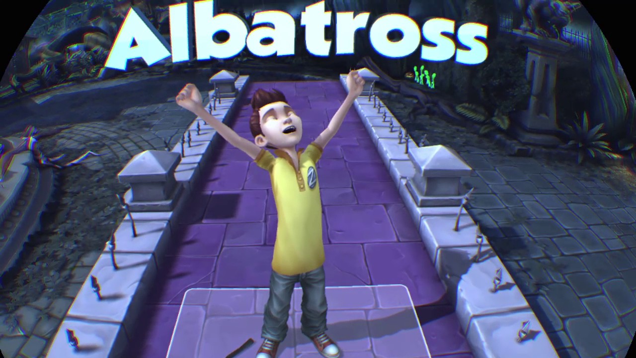 Infinite Minigolf ps4 VR -Haunted mansion hole 1 world record