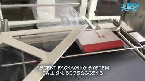 Fully Automatic L Bar Sealer & Shrink Tunnel with Collection Unit | Ascent Packaging Systems