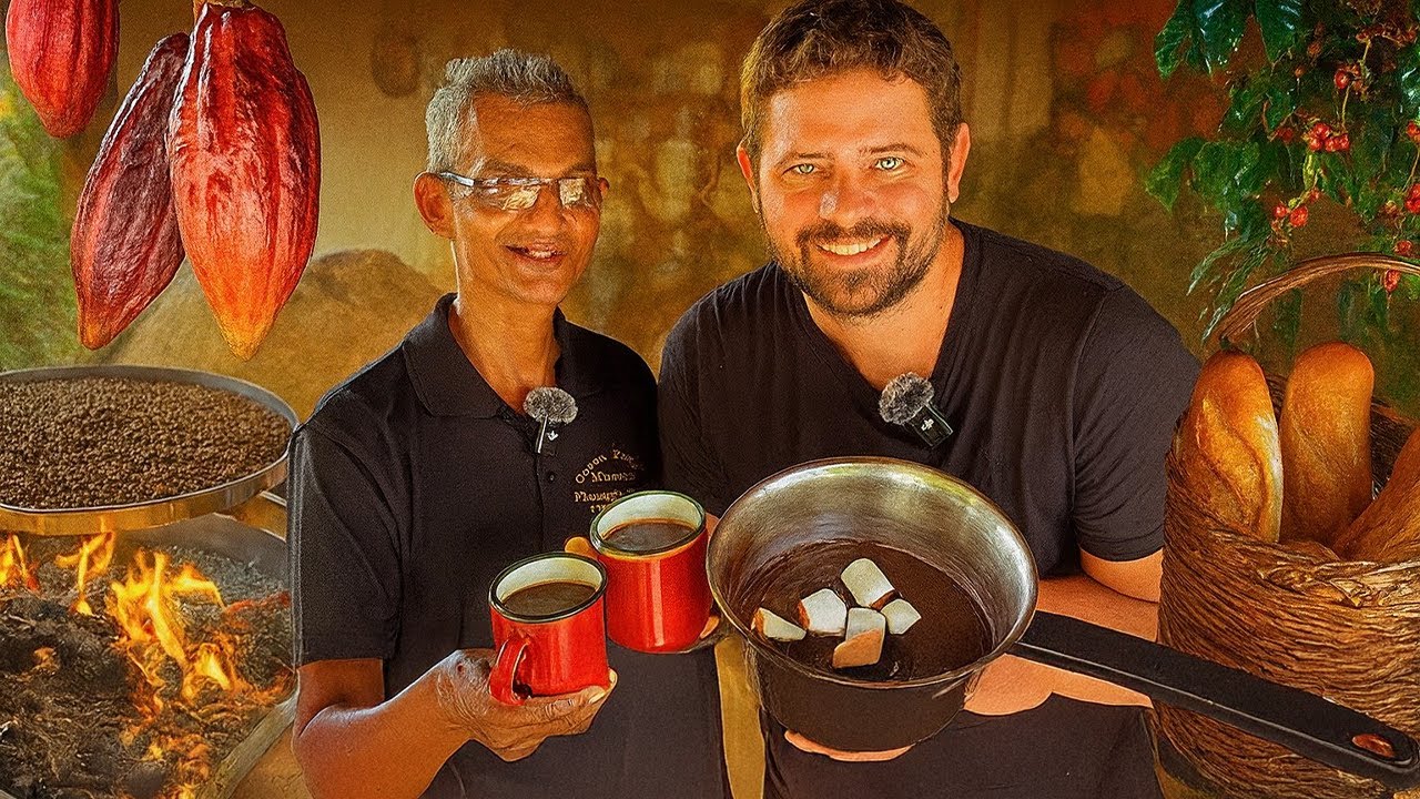 Обжарка кофе и какао-чай по старинным рецептам в Тринидаде 🇹🇹