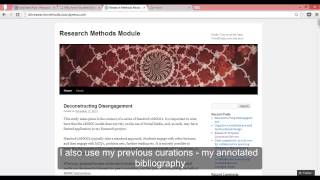 Digital Curation Workflow