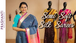 Semi Soft Silk Sarees | 2 Jun 2021 #prashantisarees screenshot 3