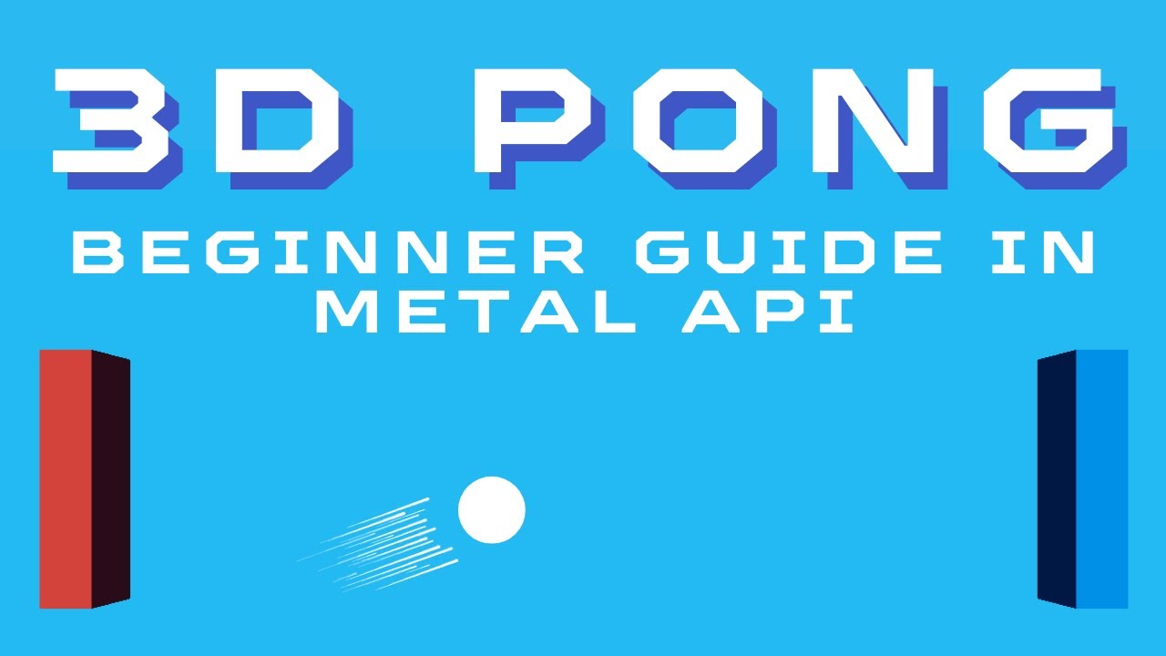 3D PONG | Beginner Guide in Metal API | Setup and First Triangle | Part ...