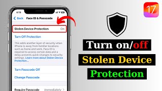 How To Turn On/Off Stolen Device Protection iPhone | iPhone Stolen Device Protection On/Off by Sky Tech Studio 11 views 6 days ago 1 minute, 34 seconds