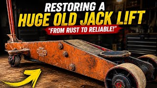 Restoring a HUGE Old Jack Lift That Was Left to Rust! Full Restoration