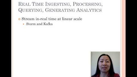 Big Data Technologies - Real Time