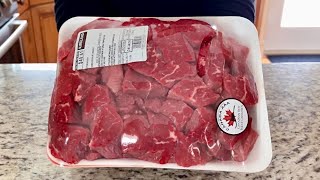 Costco Stewing Beef / Costco Meat / Costco 2024 / Beef Recipe / ASMR Cooking