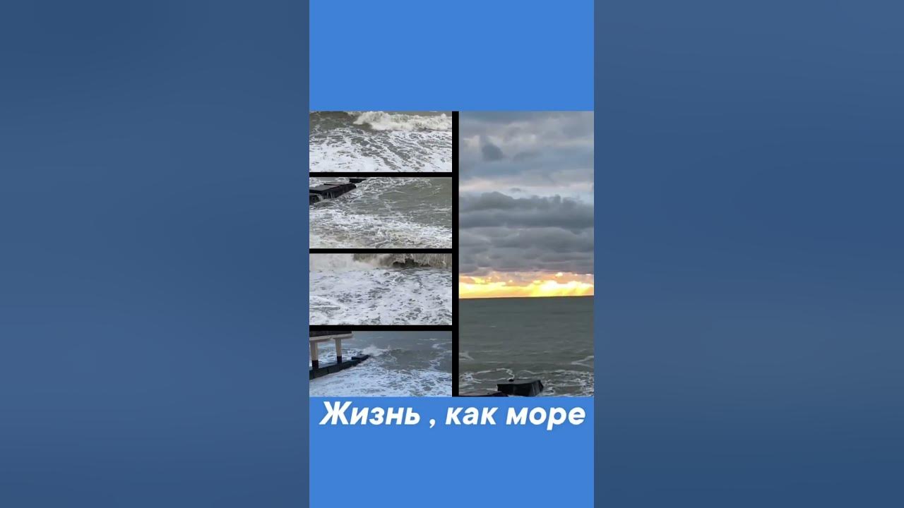 Жизнь , как море. #рек #рекомендации #момент #мореСрчи #edaotgali - YouTube