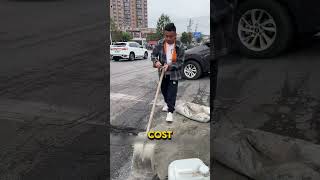 He Decided To Fix Huge Potholes Himself And Here Is What It Cost Him