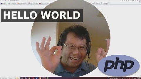The Simplest PHP Hello World Tutorial Video in 2025