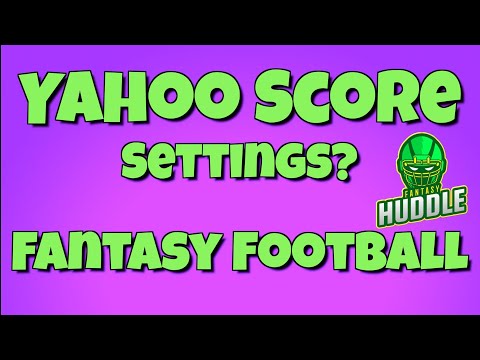 Where are the scoring settings in Yahoo Fantasy Football? #Fantasyfootball  