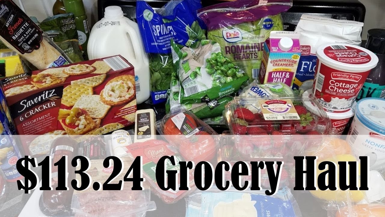 HUGE ALDI HAUL! || $113.24 HEALTHY GROCERY HAUL
