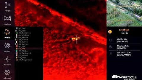 Palette Test | Workswell WIRIS Security - Night Vision Camera for UAV