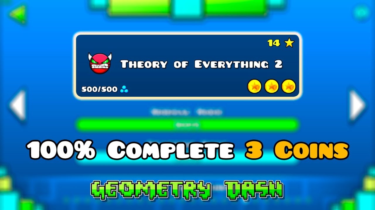 THEORY OF EVERYTHING 2 100% Complete [ 3 Coins ] - Demon Level ...