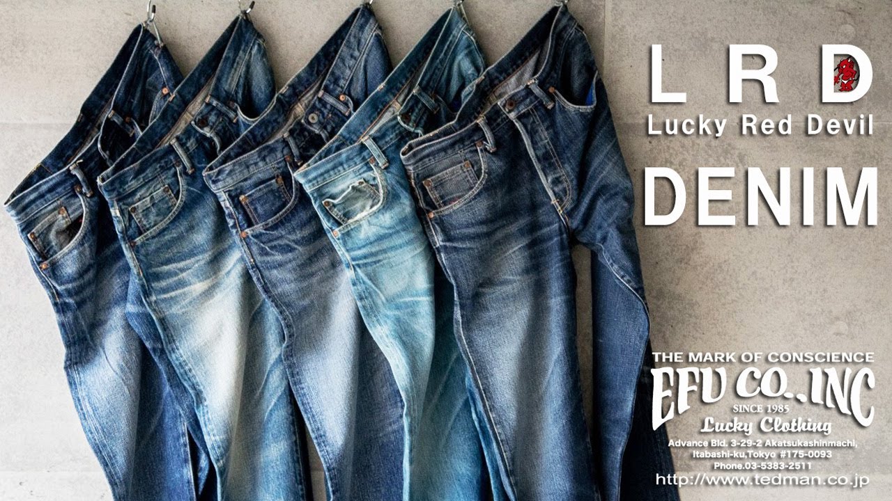 TEDMAN Lucky Red Devil DENIM テッドマン デニム エフ商会 ジャパン 