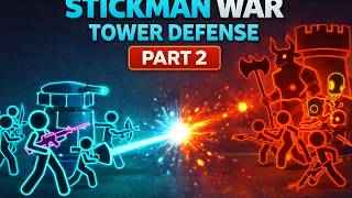 Stickman War Tower Defense ⚔️ 1000 Enemies Attack My Tower! screenshot 2