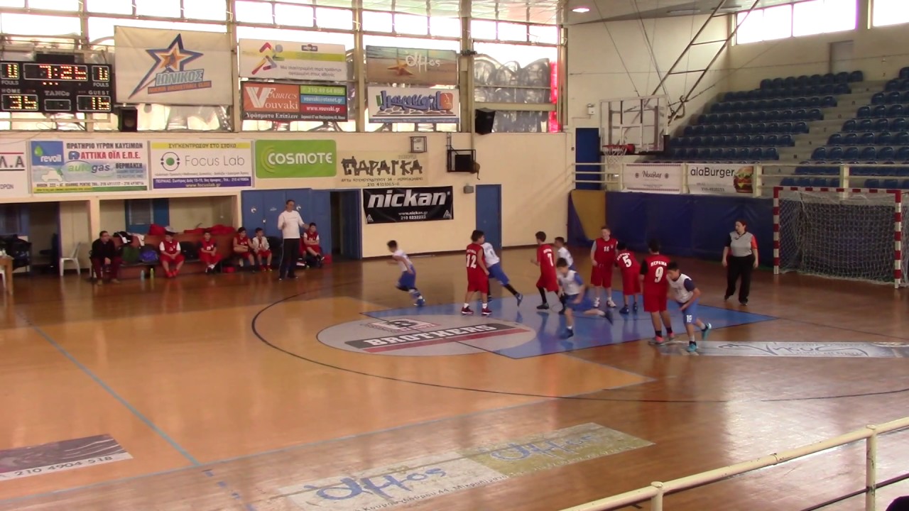 ΙΩΝΙΚΟΣ ΝΙΚΑΙΑΣ ΑΟ - ΠΕΡΑΜΑΤΟΣ  ΕΡΜΗΣ ΓΣ 65-30(vid) Τα καλάθια του Ιωνικού στον αγώνα για την 5η αγωνιστική τoυ 3ου ΟΜ προΜΙΝΙ ΑΓΟΡΙΑ ΕΣΚΑΝΑ